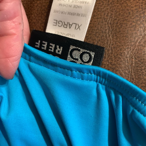 XL Coco Reef Skirted Turquoise Swim Bottom - Picture 9 of 10